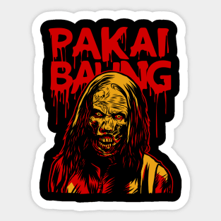 Zombie Gazing Sticker